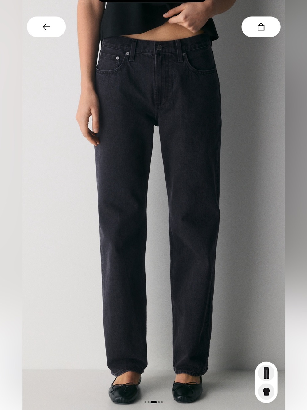 Denim Forum The '90s Iggy Lo-Rise Baggy Jean